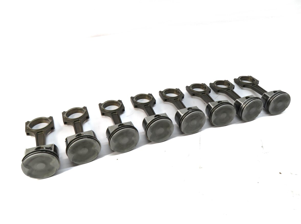 Thumbnail 1: 2006-2009 RANGE ROVER SPORT (L320 L322) 4.2L V8 SUPERCHARGED ENGINE PISTON SET-8