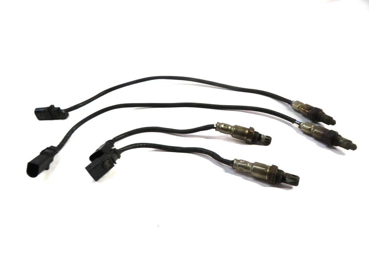Thumbnail 2: 2017 AUDI Q7 (4M) 3.0. SUPER (CREC) PRE & POST CAT O2 OXYGEN SENSOR SET OF 4