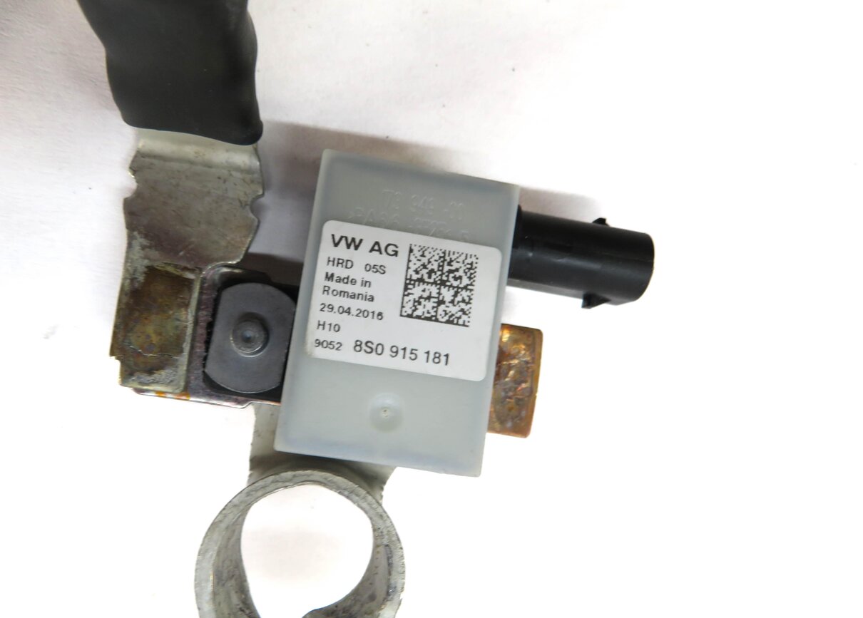 Thumbnail 4: 2017 AUDI Q7 (4M) NEGATIVE BATTERY CABLE w/ TERMINAL & IBS MODULE