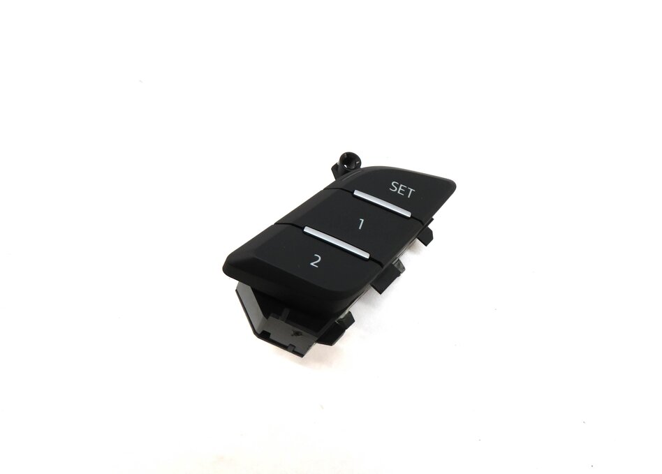 2017-2019 AUDI Q7 (4M) FRONT LEFT DRIVER SEAT MEMORY SWITCH BUTTON PANEL (BLACK)