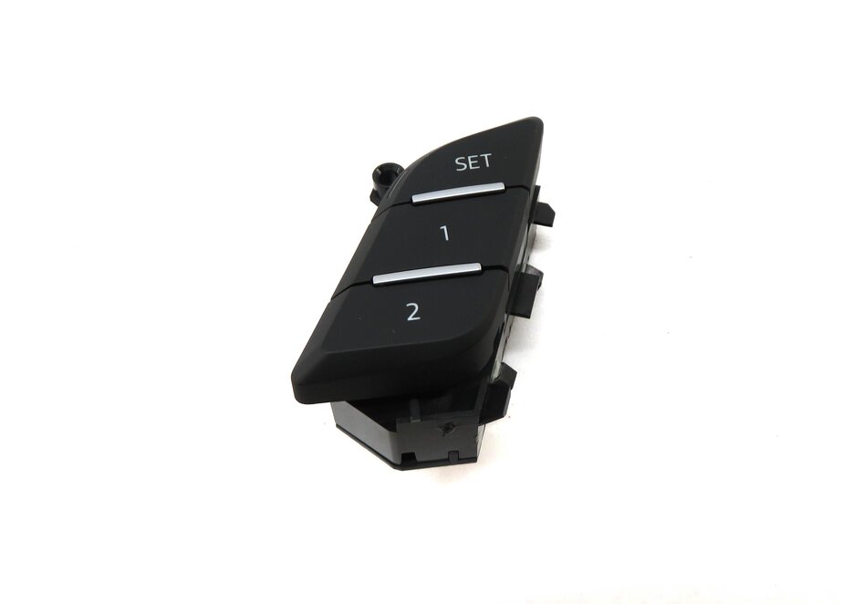 Thumbnail 2: 2017-2019 AUDI Q7 (4M) FRONT LEFT DRIVER SEAT MEMORY SWITCH BUTTON PANEL (BLACK)