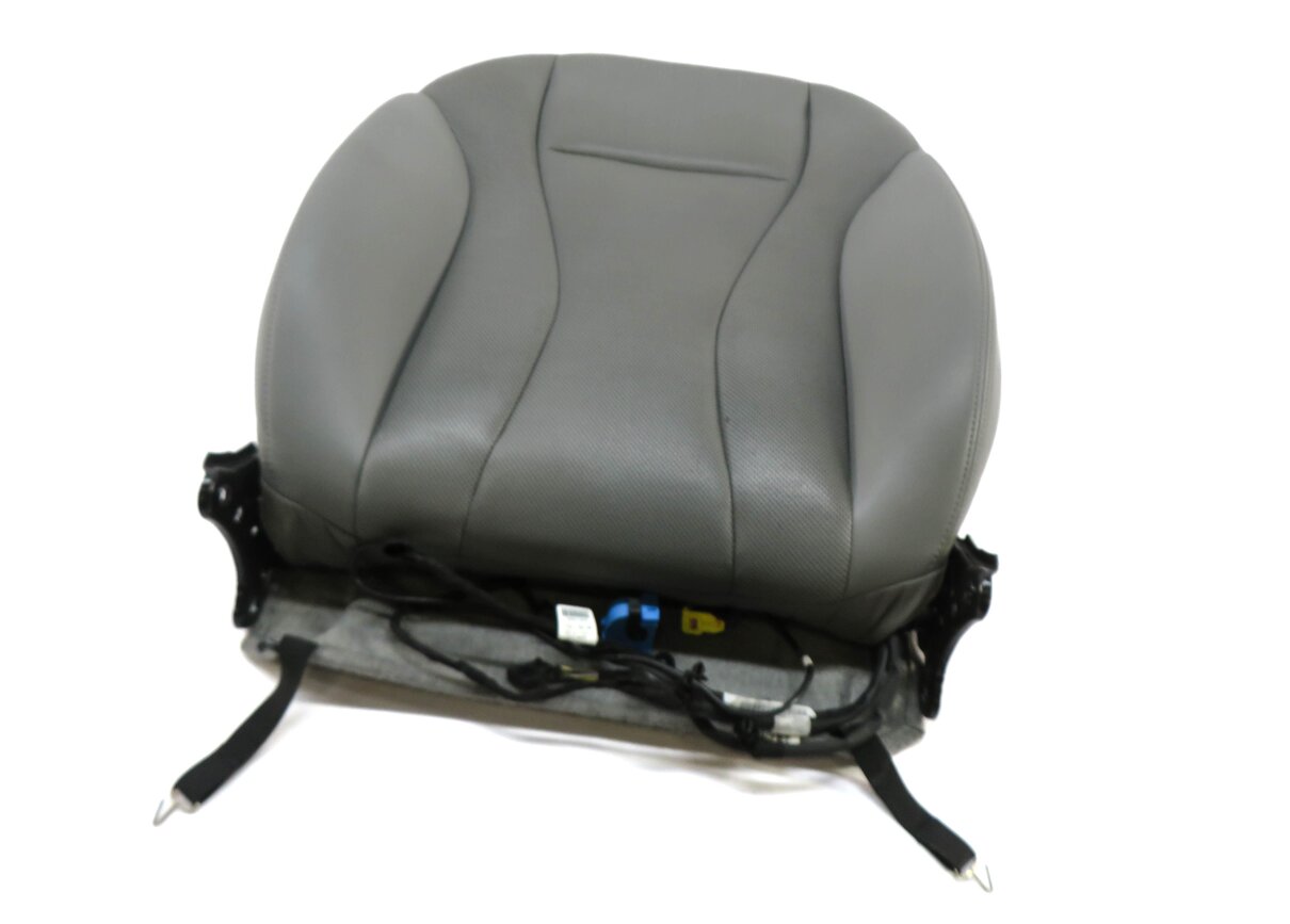 2017-2020 AUDI Q7 4M FRONT LEFT DRIVER UPPER TOP HEATED VENTED SEAT CUSHION GRAY