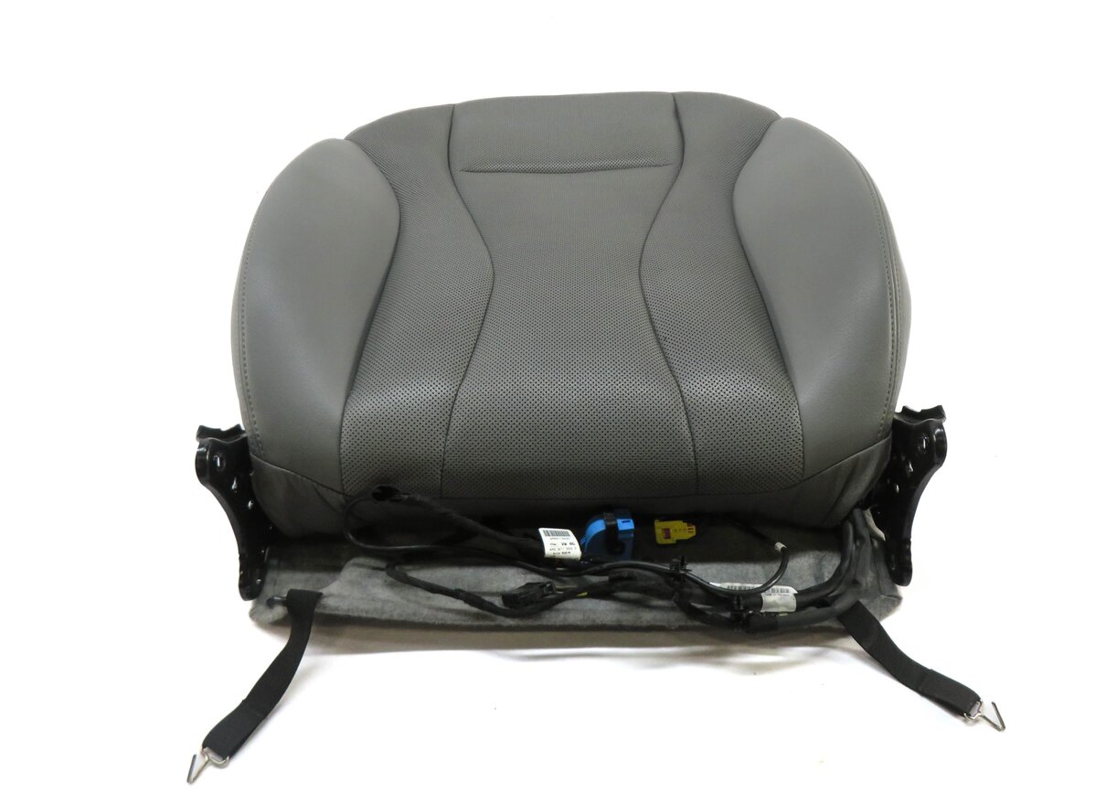 Thumbnail 2: 2017-2020 AUDI Q7 4M FRONT LEFT DRIVER UPPER TOP HEATED VENTED SEAT CUSHION GRAY