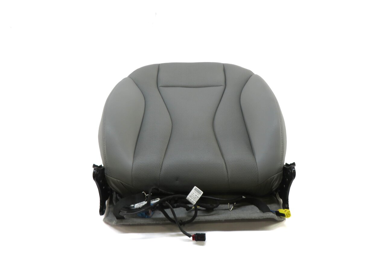 17-20 AUDI Q7 4M FRONT RIGHT PASSENGER UPPER TOP HEATED VENTED SEAT CUSHION GRAY