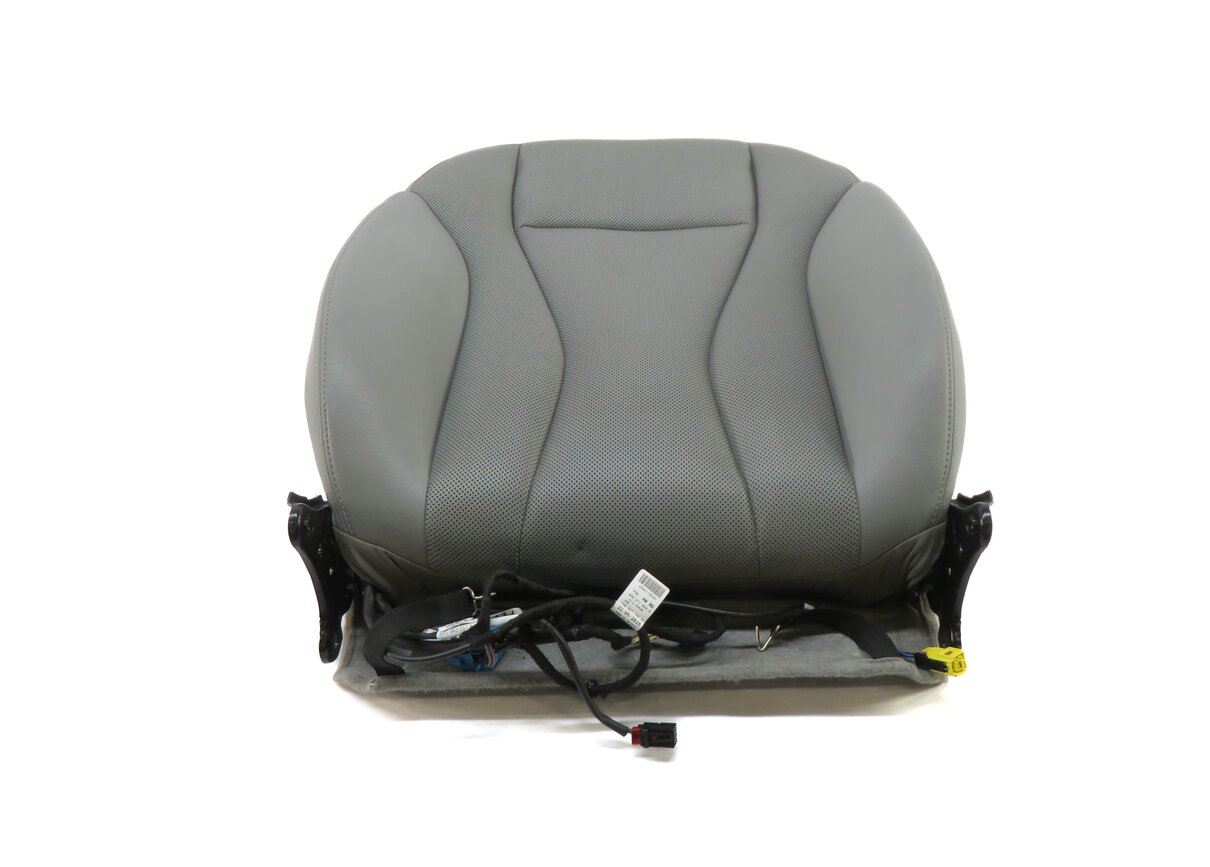 Thumbnail 2: 17-20 AUDI Q7 4M FRONT RIGHT PASSENGER UPPER TOP HEATED VENTED SEAT CUSHION GRAY