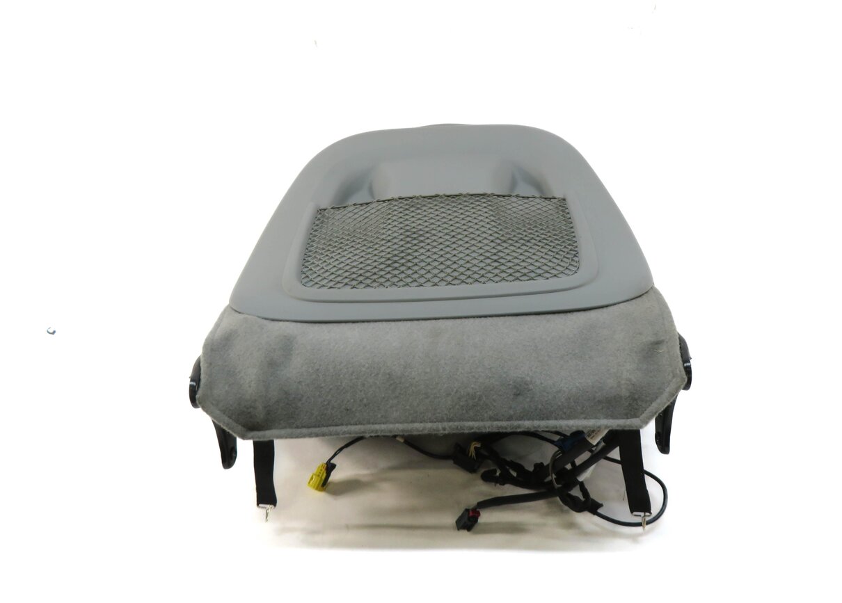 Thumbnail 4: 17-20 AUDI Q7 4M FRONT RIGHT PASSENGER UPPER TOP HEATED VENTED SEAT CUSHION GRAY