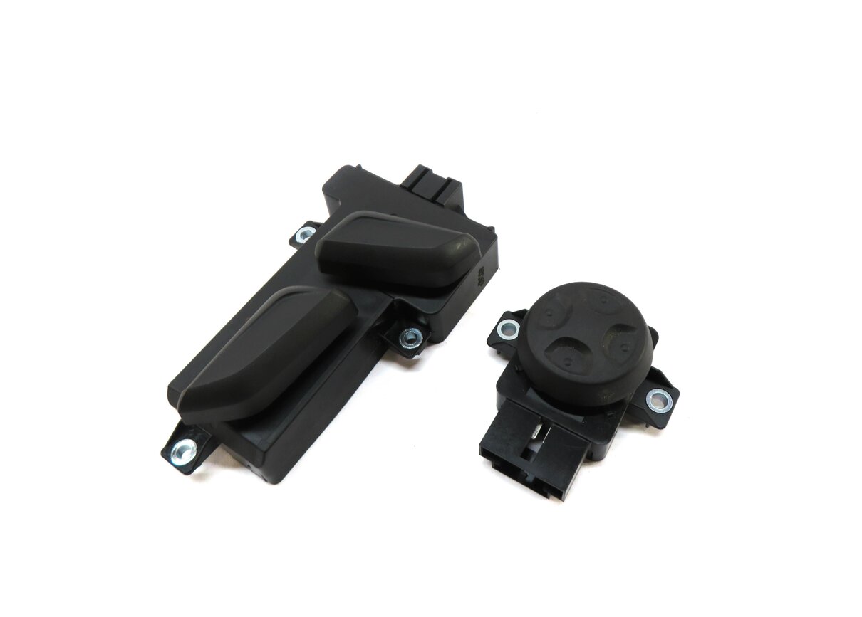 17 AUDI Q7 (4M) FRONT RIGHT PASSENGER SEAT ADJUST ADJUSTMENT SWITCH SET/2 BLACK