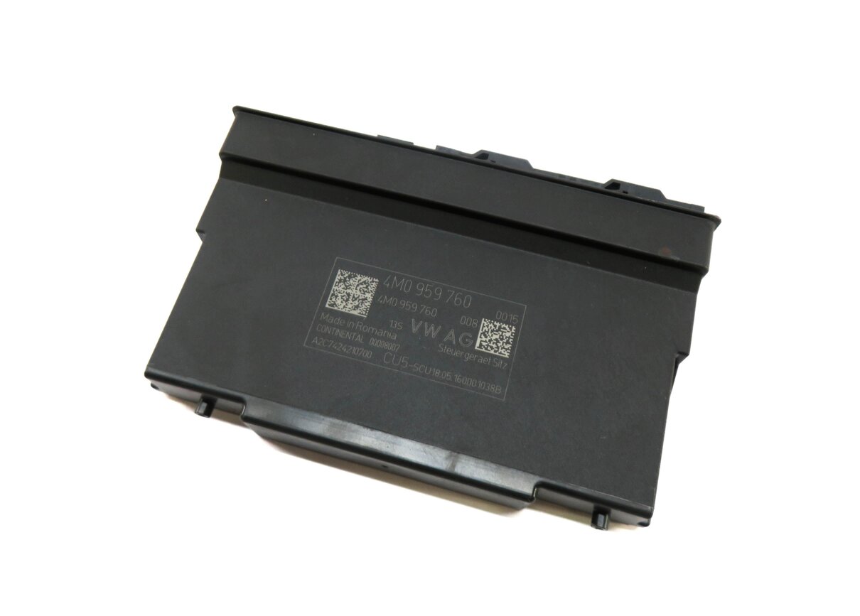 17-20 AUDI Q7 (4M) FRONT RIGHT PASSENGER SEAT BACKREST ADJUST CONTROL MODULE