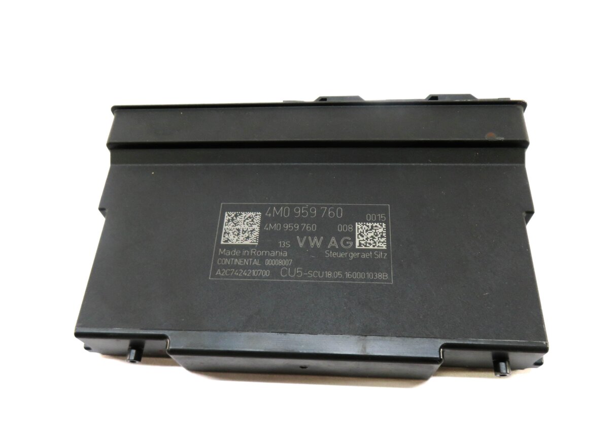 Thumbnail 2: 17-20 AUDI Q7 (4M) FRONT RIGHT PASSENGER SEAT BACKREST ADJUST CONTROL MODULE