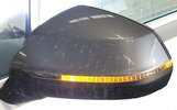 Thumbnail 2: 17-19 AUDI Q7 4M FRONT LEFT DRIVER DOOR MIRROR BLIND SPOT AUTODIM HEATED (GRAY)