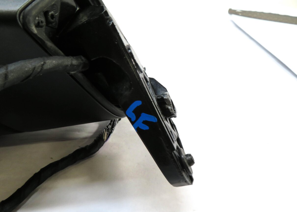 Thumbnail 8: 17-19 AUDI Q7 4M FRONT LEFT DRIVER DOOR MIRROR BLIND SPOT AUTODIM HEATED (GRAY)