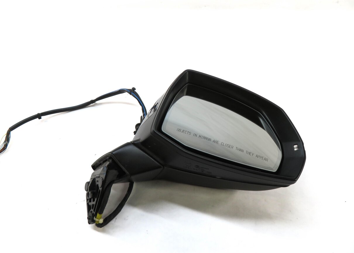 Thumbnail 3: 17-19 AUDI Q7 4M FRONT RIGHT DOOR MIRROR BLIND SPOT AUTODIM HEATED P-FOLD (GRAY)