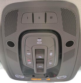 Thumbnail 2: 2017 AUDI Q7 (4M) FRONT CENTER ROOF DOME LIGHT w/ LIGHTS & SWITCHES (GRAY)