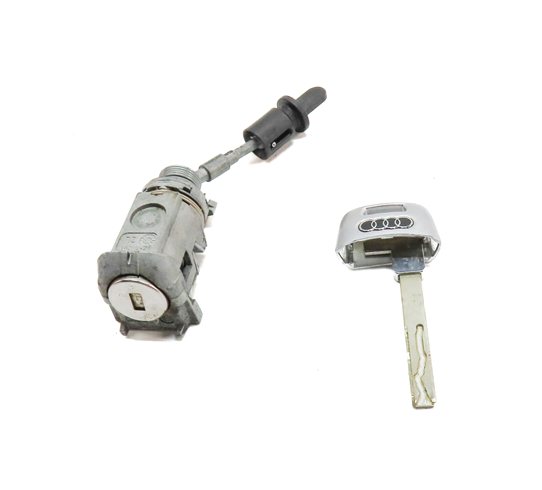 Thumbnail 2: 2017 AUDI Q7 (4M) FRONT LEFT DRIVER DOOR HADLE LOCK CYLINDER w/ SKELETON KEY