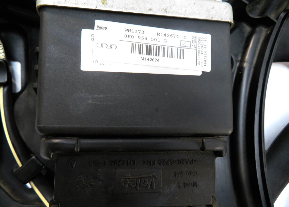 Thumbnail 6: 2009-2017 AUDI A4 A5 Q5 S4 (B8 8T 8R) 2.0L / 3.0L / 3.2L - RADIATOR COOLING FAN