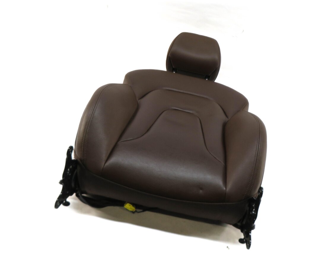 Thumbnail 2: 13-16 AUDI A4 (B8) FRONT RIGHT PASSENGER UPPER SEAT CUSHION (BROWN LEATHER)