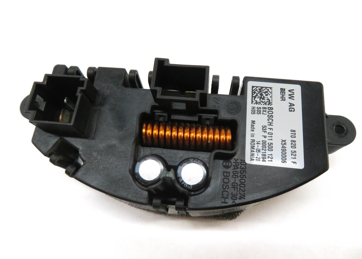 Thumbnail 4: 15 AUDI A4 (B8 8K) A/C HEATER BLOWER MOTOR RESISTOR