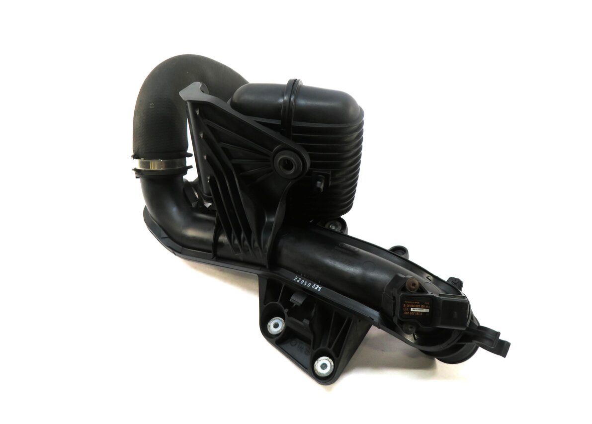 15 AUDI A4 B8 8K 2.0L TURBO CAED ENGINE INTERCOOLER PRESSURE PIPE w/ DAMPER BOX