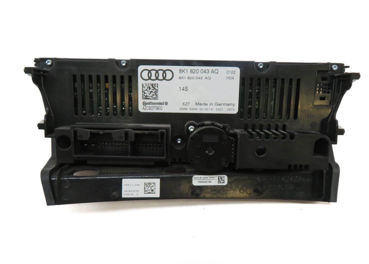 Thumbnail 6: 13-16 AUDI A4 A5 Q5 S4 S5 FRONT A/C HEATER CLIMATE CONTROL PANEL w/o HEATED SEAT