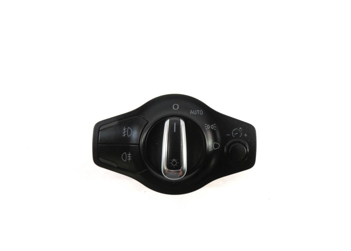 Thumbnail 2: 14-15 AUDI A4 (B8 8K) HEADLIGHT HEAD LIGHT FOG LIGHT SWITCH (BLACK)