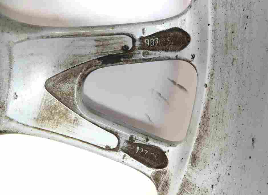 Thumbnail 6: 2005-2008 PORSCHE BOXSTER CAYMAN 987 FRONT BOXSTER II WHEEL RIM 17x6.5 (OPT 393)