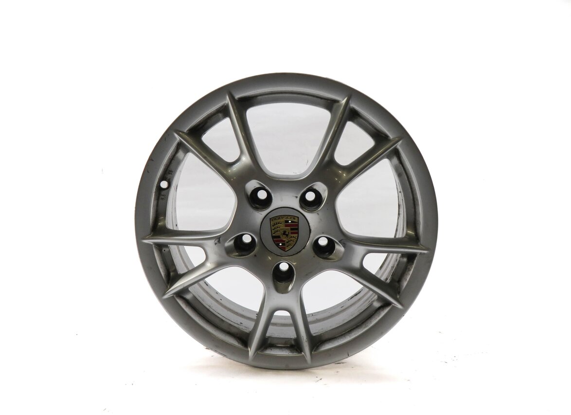 Thumbnail 2: 2005-2008 PORSCHE BOXSTER CAYMAN 987 FRONT BOXSTER II WHEEL RIM 17x6.5 (OPT 393)
