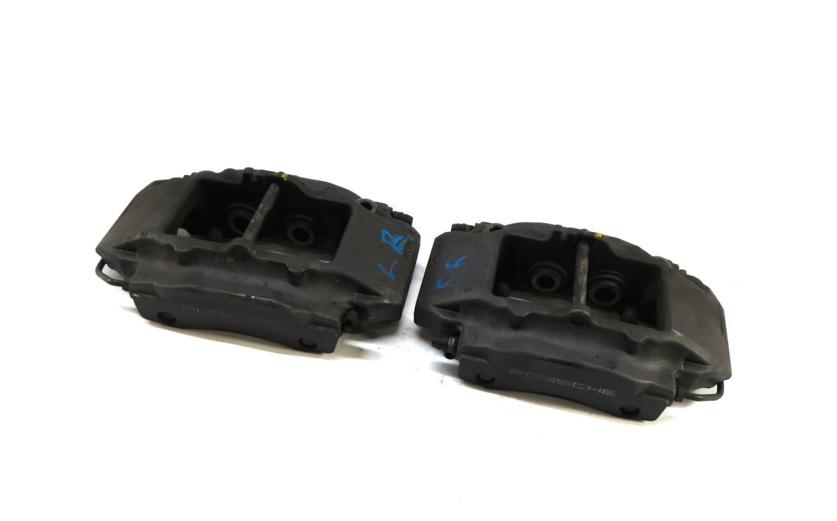 05-12 PORSCHE BOXSTER CAYMAN (987) REAR LEFT RIGHT BREMBO BRAKE CALIPER SET/2
