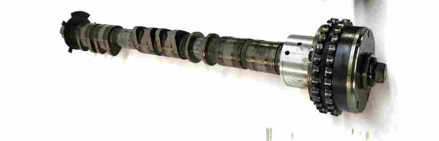 Thumbnail 5: 06-08 BOXSTER CAYMAN 987 2.7L LEFT CYLINDER HEAD INTAKE CAMSHAFT & TIMING GEAR