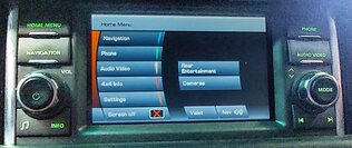 Thumbnail 2: 2010-2012 RANGE ROVER (L322) RADIO STEREO GPS NAVIGATION MEDIA DISPLAY SCREEN