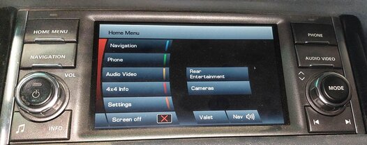 Thumbnail 3: 2010-2012 RANGE ROVER (L322) RADIO STEREO GPS NAVIGATION MEDIA DISPLAY SCREEN