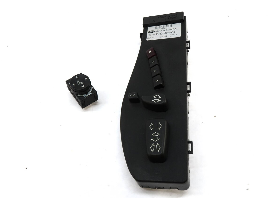 2011 RANGE ROVER (L322) FRONT LEFT DRIVER SEAT MEMORY ADJUST SWITCH SET (BLACK)