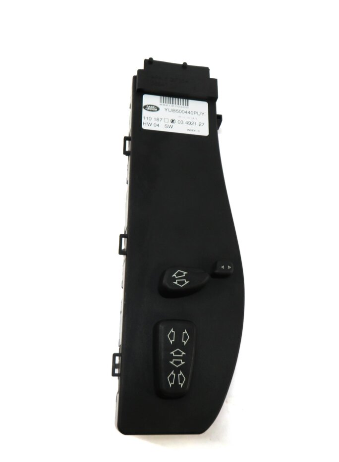 Thumbnail 5: 2011 RANGE ROVER (L322) FRONT RIGHT PASSENGER SEAT ADJUST SWITCH SET (BLACK)