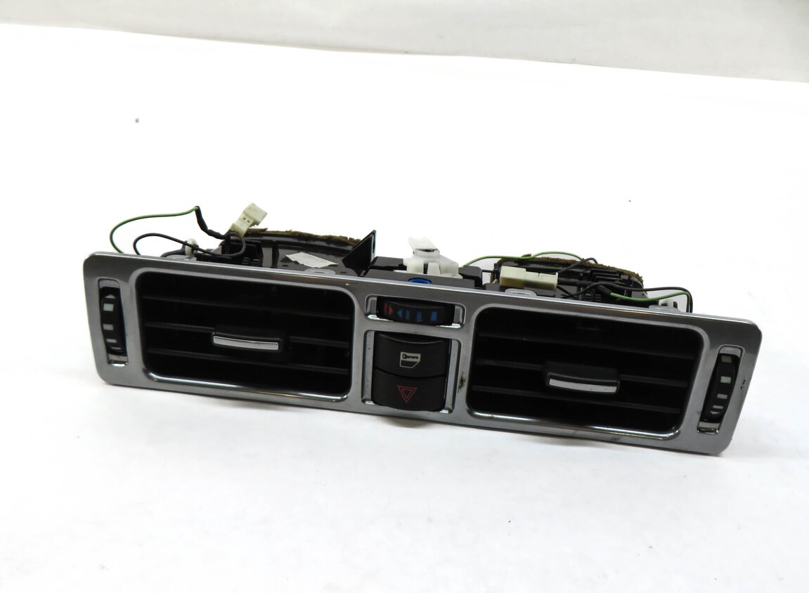 2011 RANGE ROVER L322 FRONT CENTER LOWER DASH A/C HEATER AIR VENT w/ HAZARD LOCK