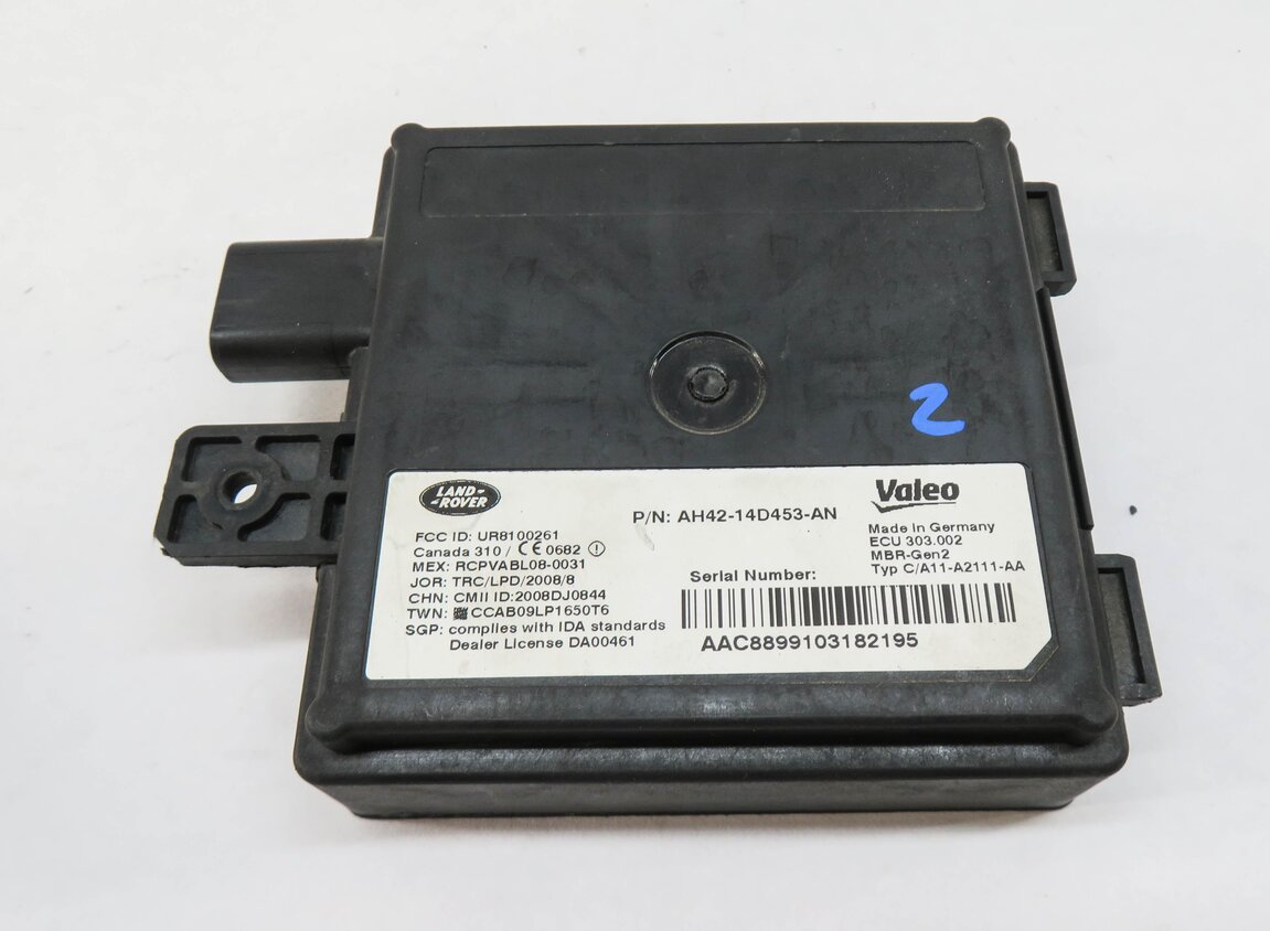 Thumbnail 2: 2011 RANGE ROVER (L322) BLIND SPOT ALERT CONTROL MODULE AH42-14D453-AN