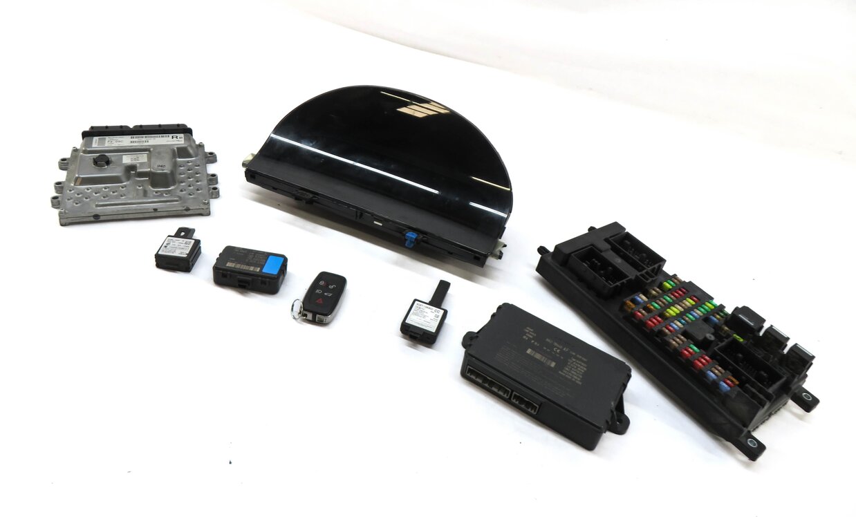 Thumbnail 14: 10-12 RANGE ROVER (L322) 5.0L SUPERCHARGED ENGINE IMMOBILIZER MODULE KEY SET