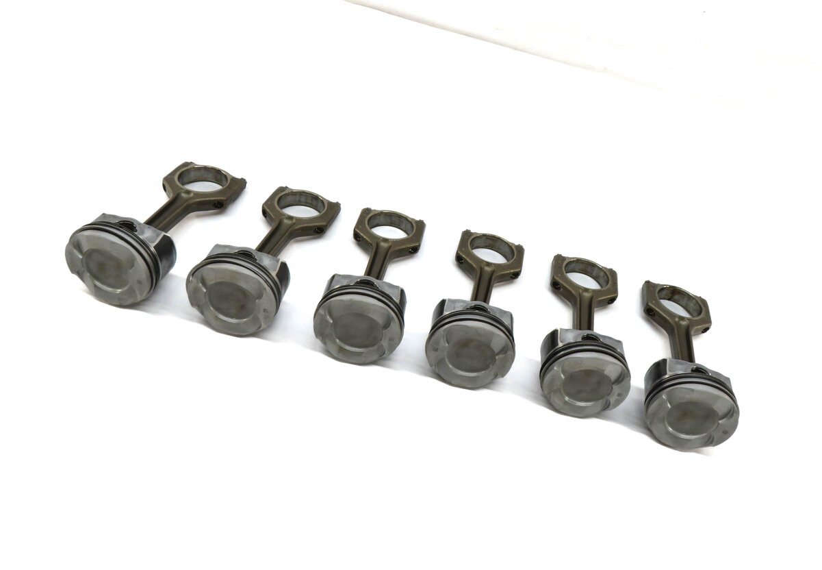 2010-2014 BMW 1/3/4/5/6/7/X1/X3/X5/X6 3.0L N55 TURBO ENGINE PISTON & ROD SET