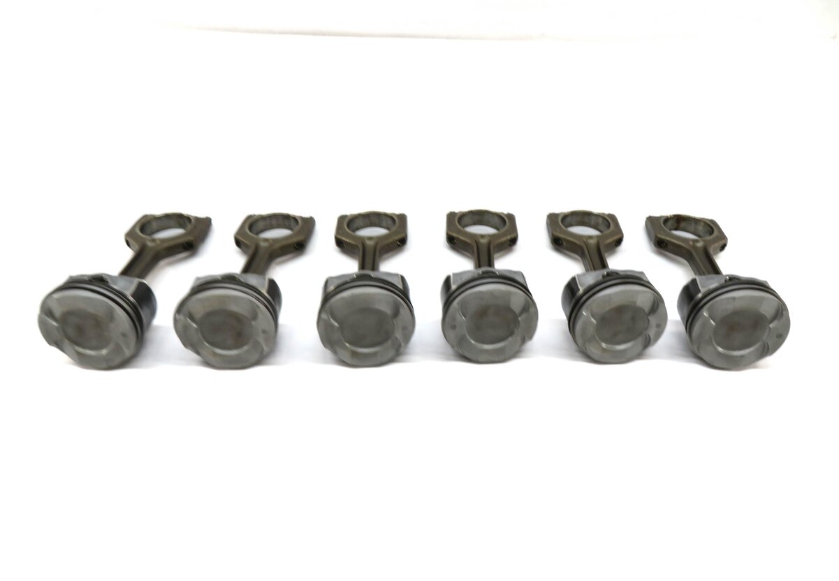 Thumbnail 3: 2010-2014 BMW 1/3/4/5/6/7/X1/X3/X5/X6 3.0L N55 TURBO ENGINE PISTON & ROD SET