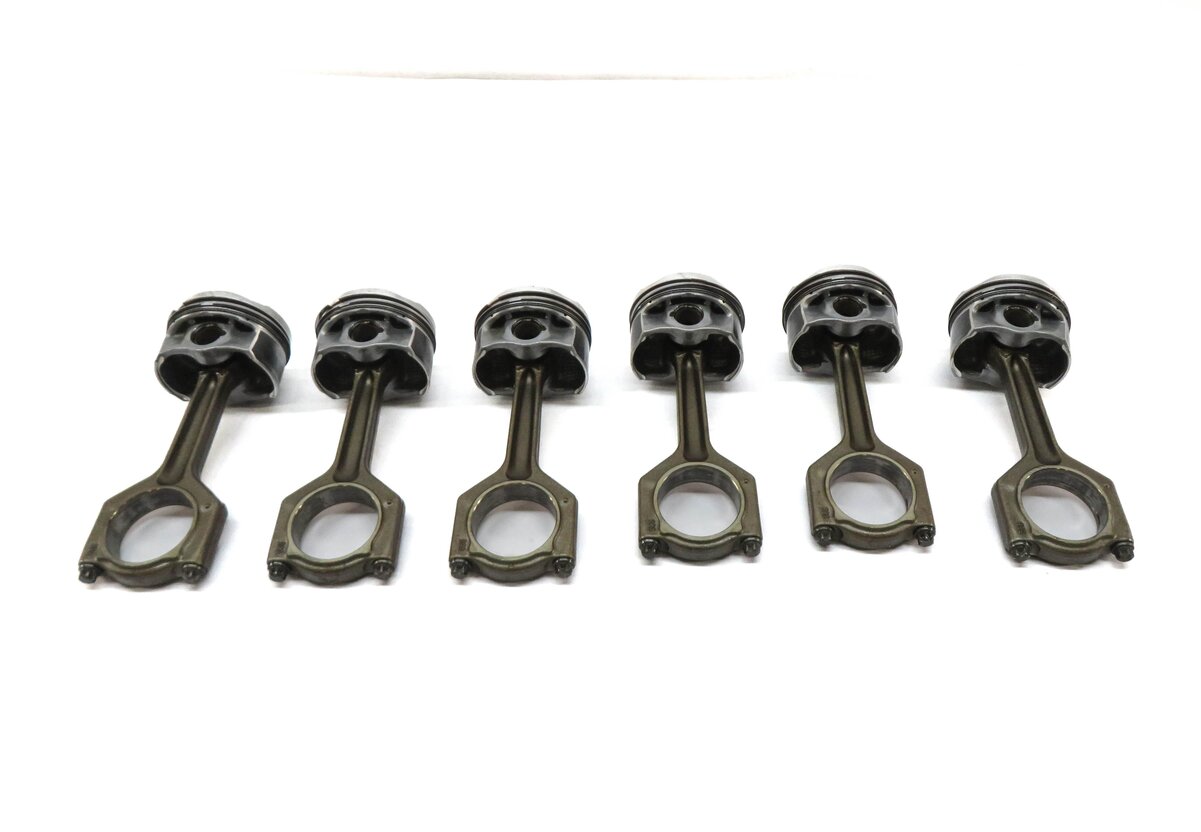 Thumbnail 4: 2010-2014 BMW 1/3/4/5/6/7/X1/X3/X5/X6 3.0L N55 TURBO ENGINE PISTON & ROD SET