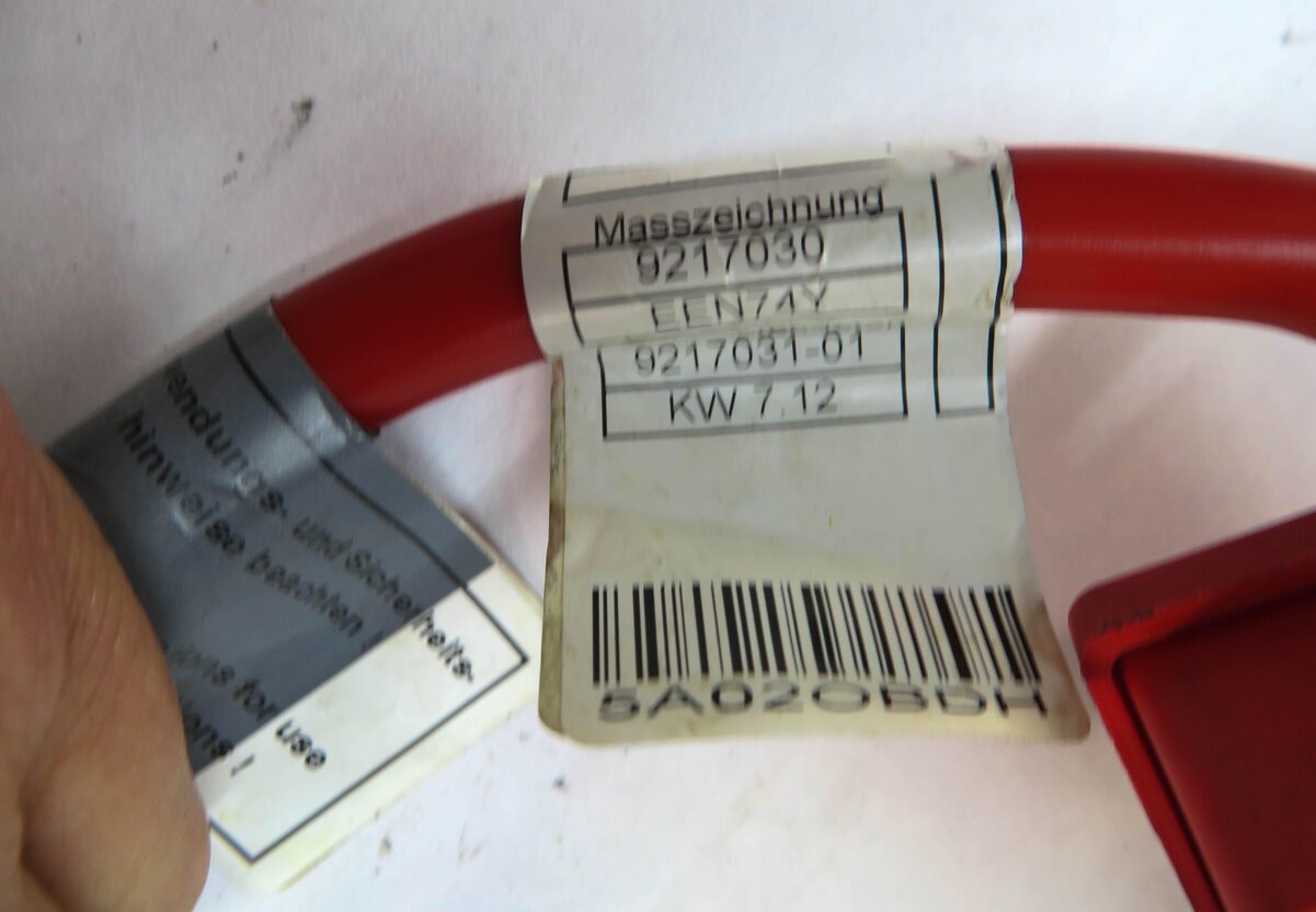 Thumbnail 4: 2012 BMW 335i (E90 E91 E92 E93) POSITIVE BATTERY CABLE SRS