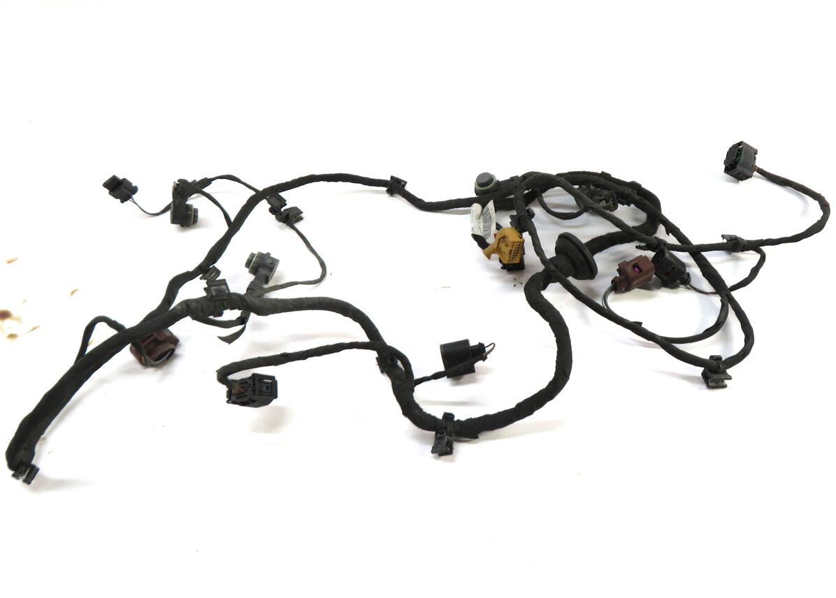 Thumbnail 2: 2017 AUDI Q7 (4M) REAR PARK ASSIST PDC SENSOR SET/4 w/ HARNESS (GRAPHITE GRAY)