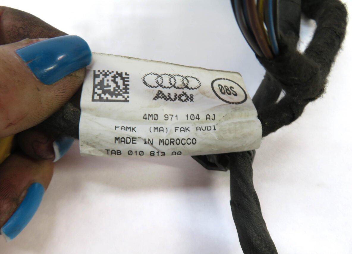 Thumbnail 3: 2017 AUDI Q7 (4M) REAR PARK ASSIST PDC SENSOR SET/4 w/ HARNESS (GRAPHITE GRAY)