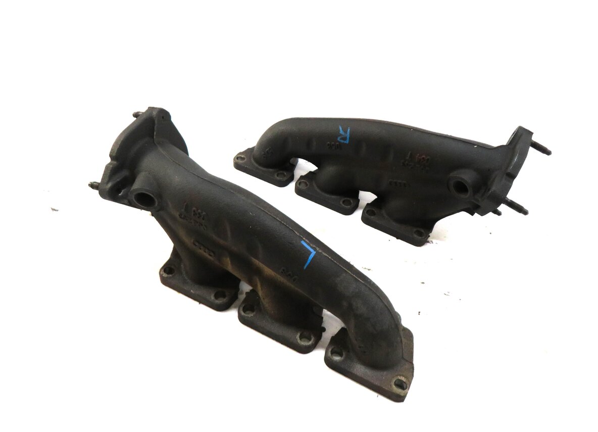 17-19 AUDI A7 Q5 Q7 (C7 B8 4M) 3.0L SUPER LET & RIGHT EXHAUST MANIFOLD SET/2
