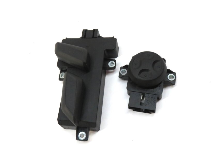Thumbnail 2: 2017 AUDI Q7 (4M) FRONT LEFT DRIVER SEAT ADJUST ADJUSTMENT SWITCH SET/2 (BLACK)
