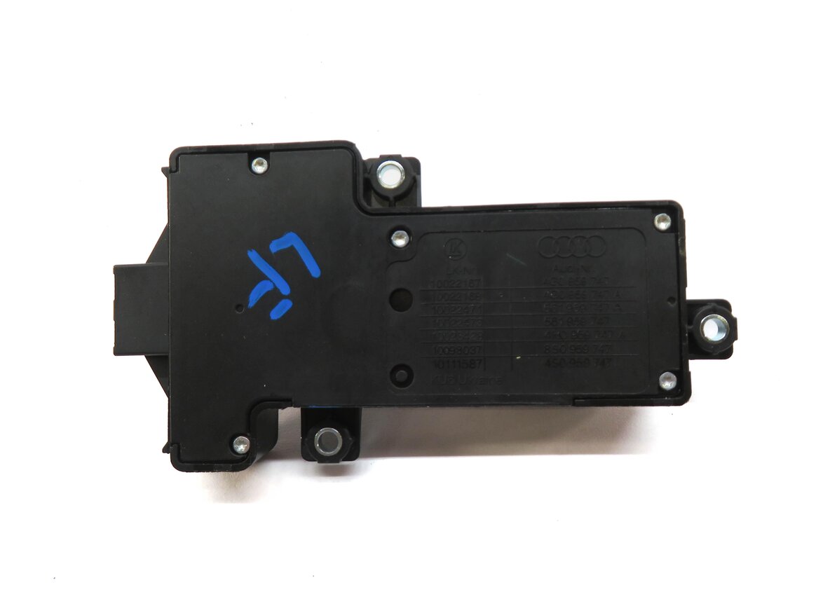 Thumbnail 6: 2017 AUDI Q7 (4M) FRONT LEFT DRIVER SEAT ADJUST ADJUSTMENT SWITCH SET/2 (BLACK)
