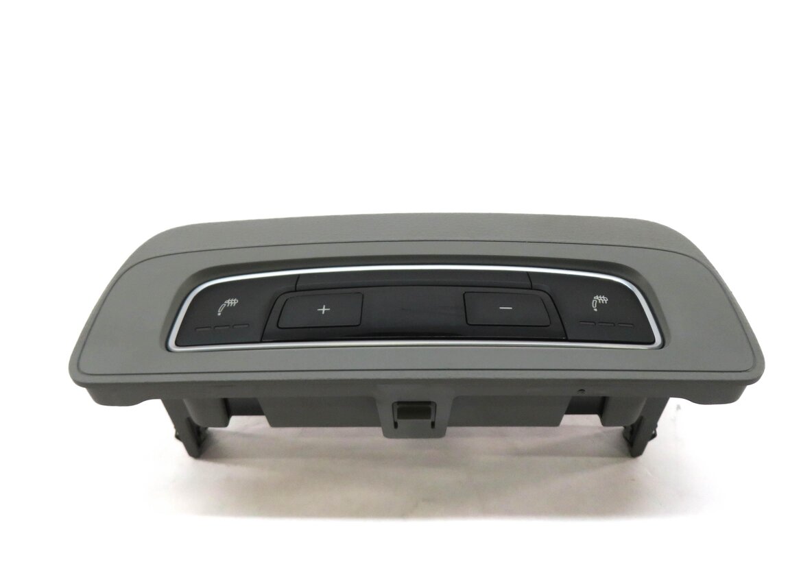 Thumbnail 4: 2018-2019 AUDI Q5 Q7 SQ5 (FY 80A) REAR HEATER A/C TEMPERATURE CONTROL PANEL GRAY