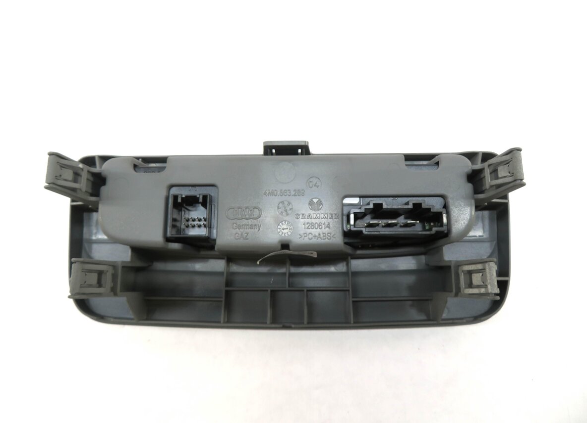 Thumbnail 5: 2018-2019 AUDI Q5 Q7 SQ5 (FY 80A) REAR HEATER A/C TEMPERATURE CONTROL PANEL GRAY