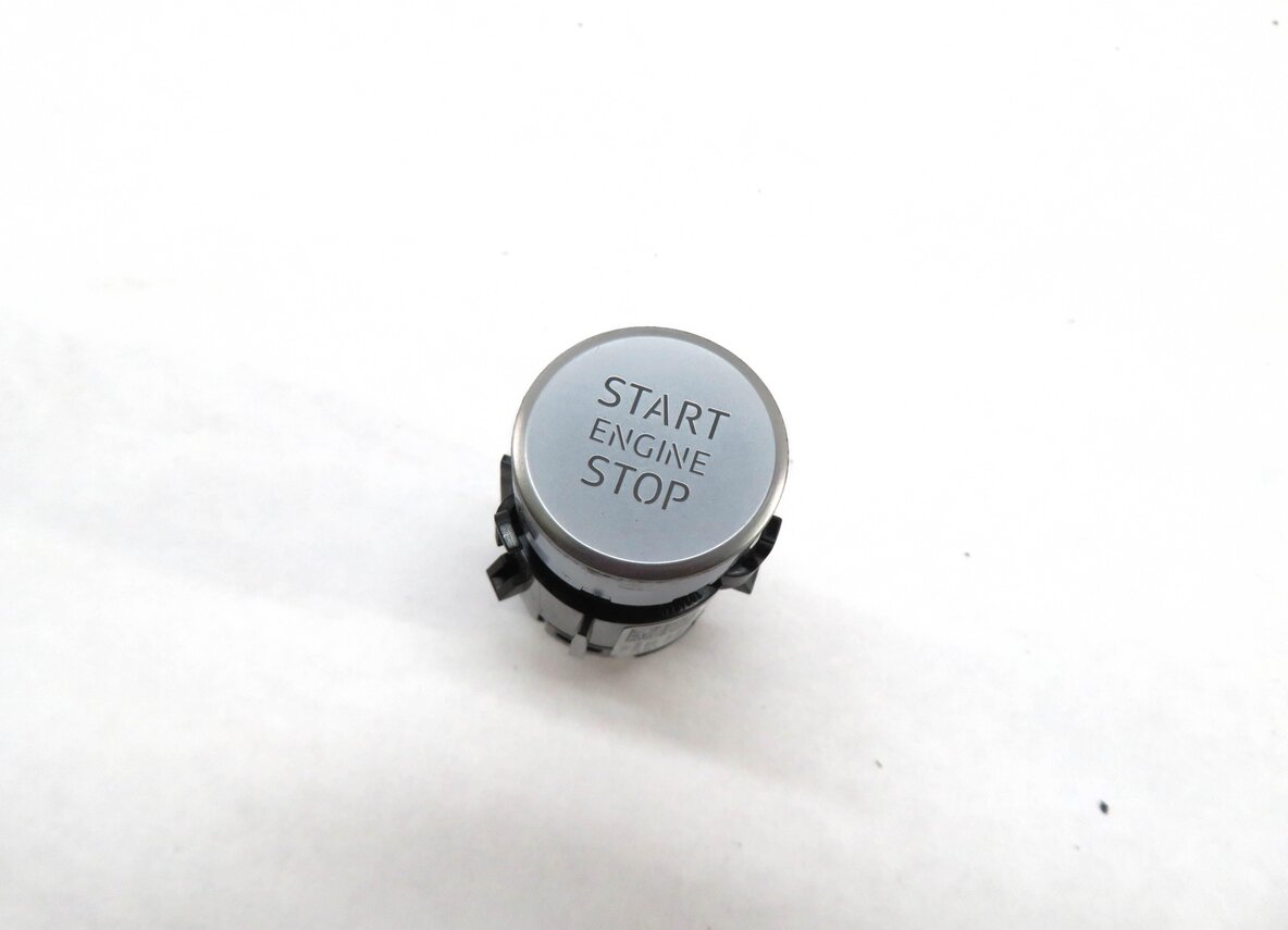 2017-2019 AUDI Q7 (4M) ENGINE START / STOP SWITCH PUSH BUTTON (SILVER)