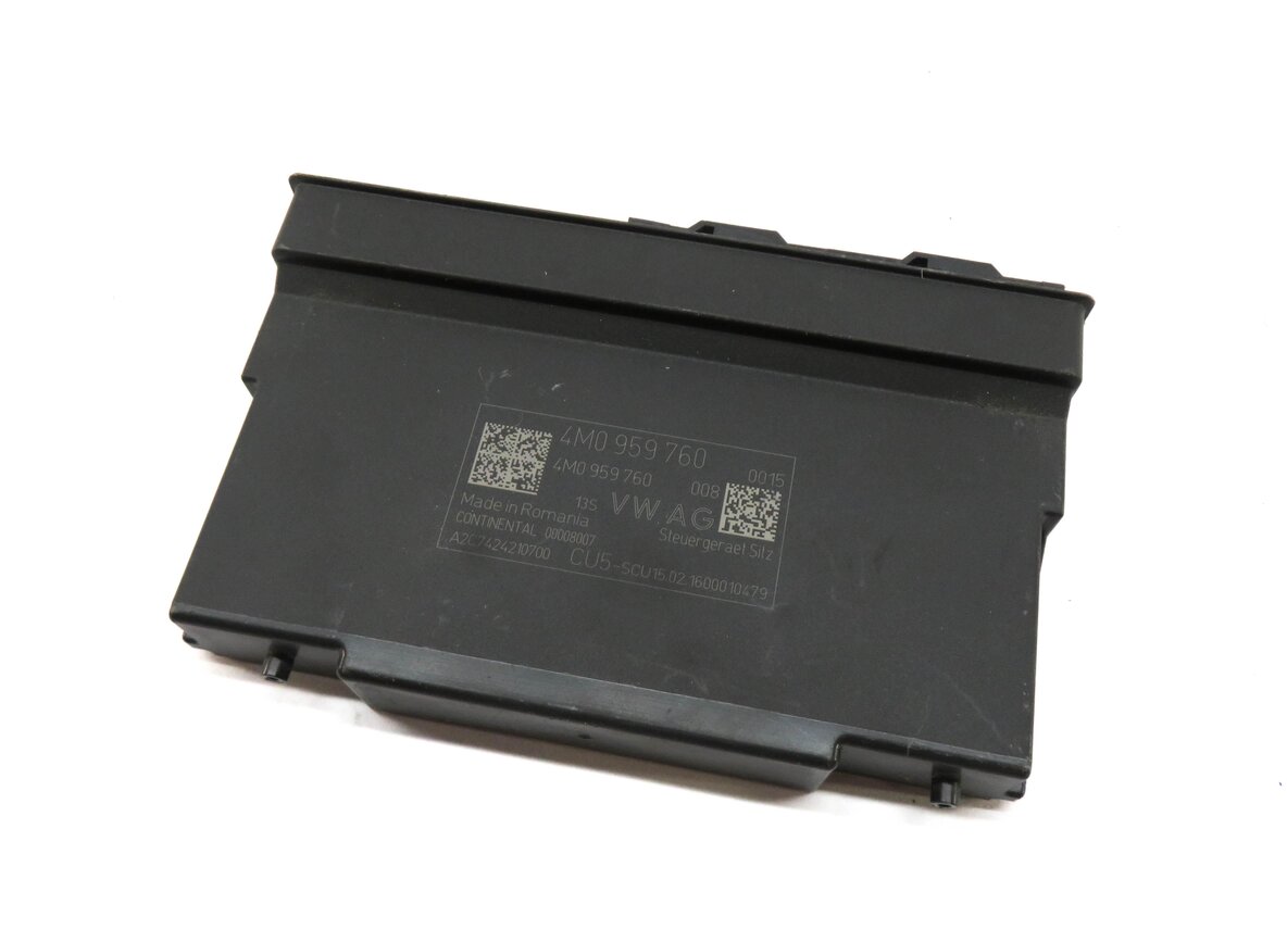 17-20 AUDI Q7 (4M) FRONT LEFT DRIVER SEAT BACKREST ADJUST CONTROL MODULE