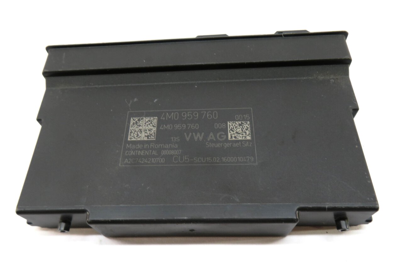 Thumbnail 2: 17-20 AUDI Q7 (4M) FRONT LEFT DRIVER SEAT BACKREST ADJUST CONTROL MODULE