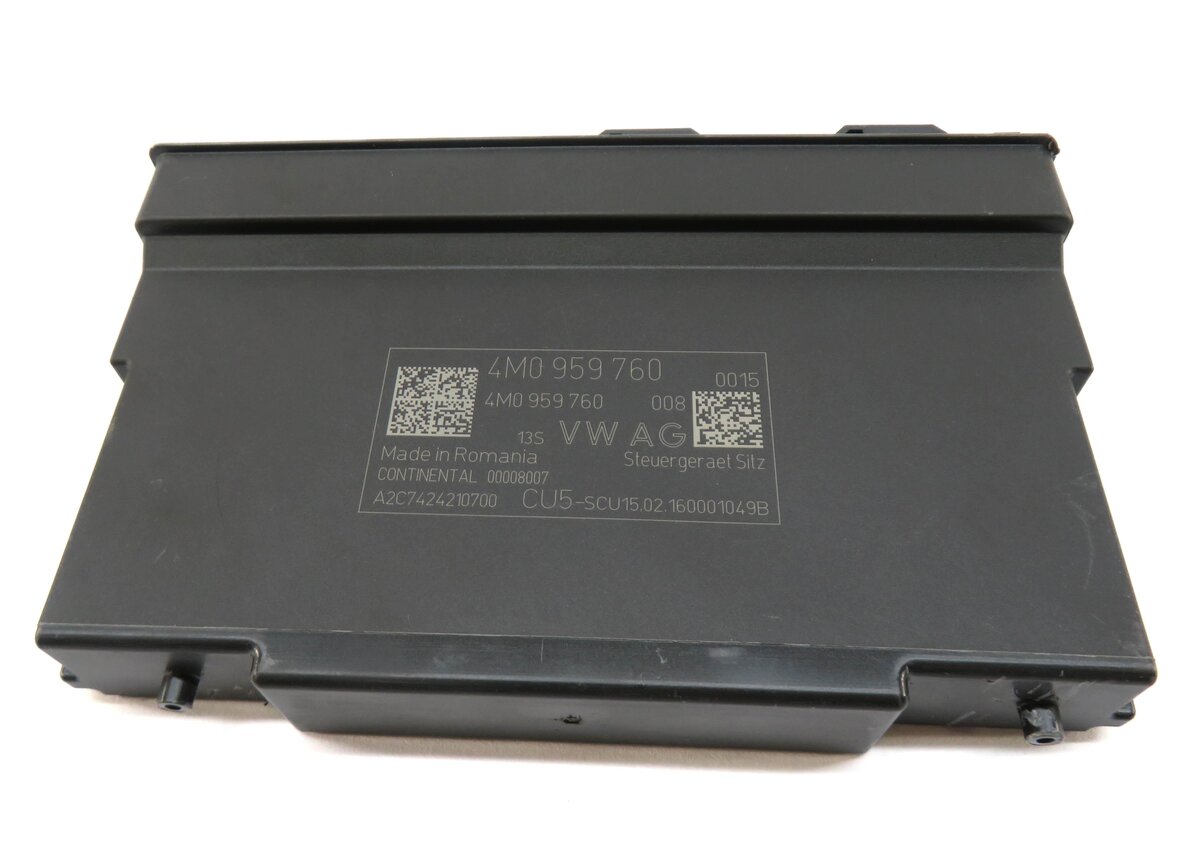 Thumbnail 2: 17-20 AUDI Q7 (4M) FRONT RIGHT PASSENGER SEAT BACKREST ADJUST CONTROL MODULE